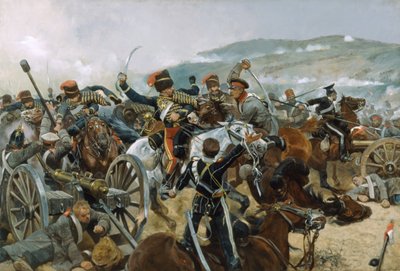 De verlichting van de Lichte Brigade, 25 oktober 1854, 1897 door Richard Caton Woodville